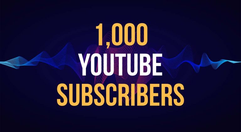 1000 youtube subscribers how to get
