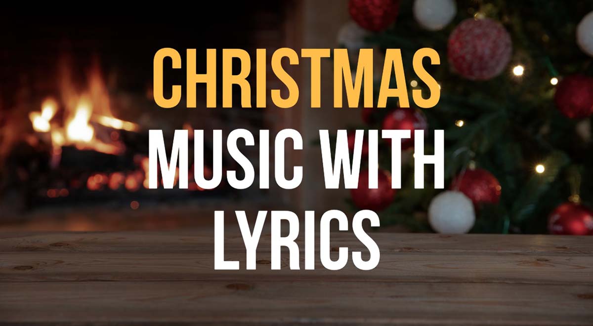 Christmas music with lyrics royalty free download