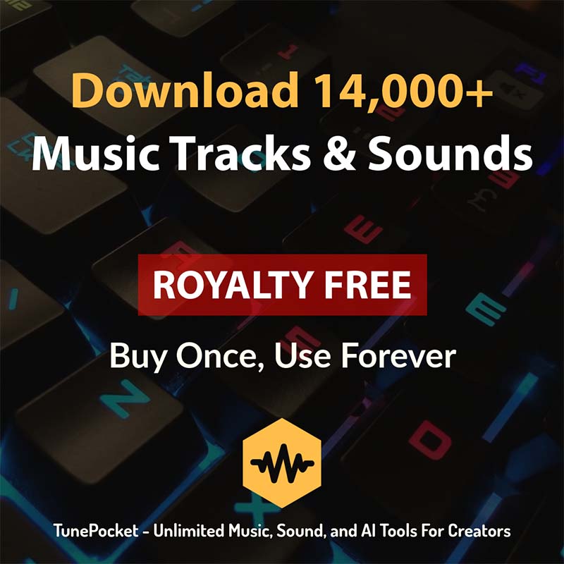 Download unlimited music and sound effects for videos