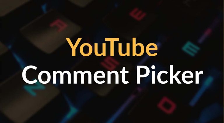 YouTube Comment Picker Free