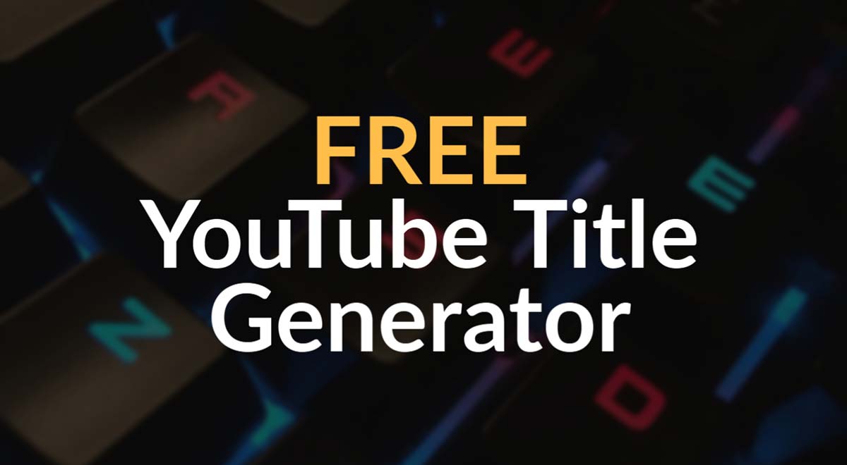 YouTube Title Generator [FREE] - TunePocket