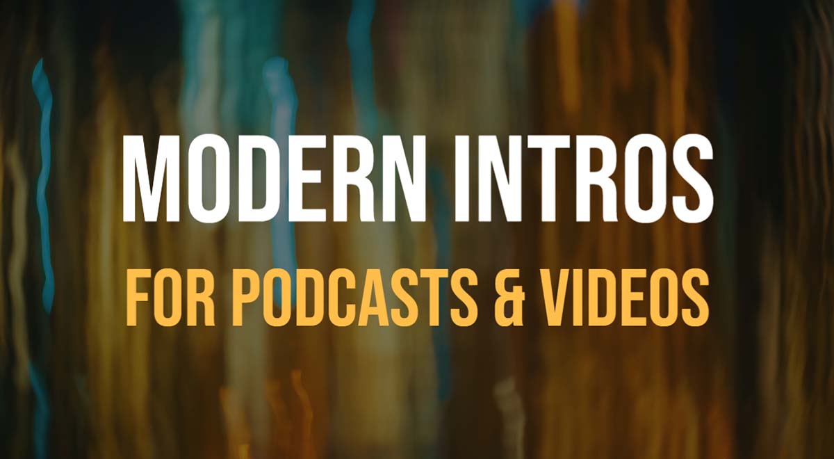 Modern music intros for podcasts and videos