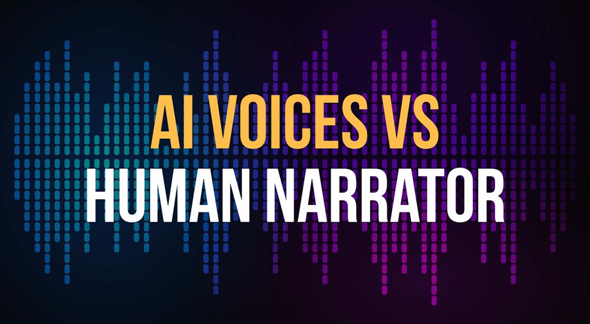 ai voices vs human narrator