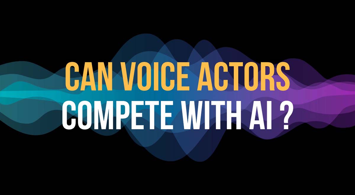 can voice actors compete with ai?