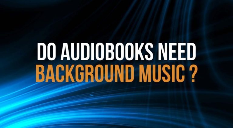 do audiobooks need background music