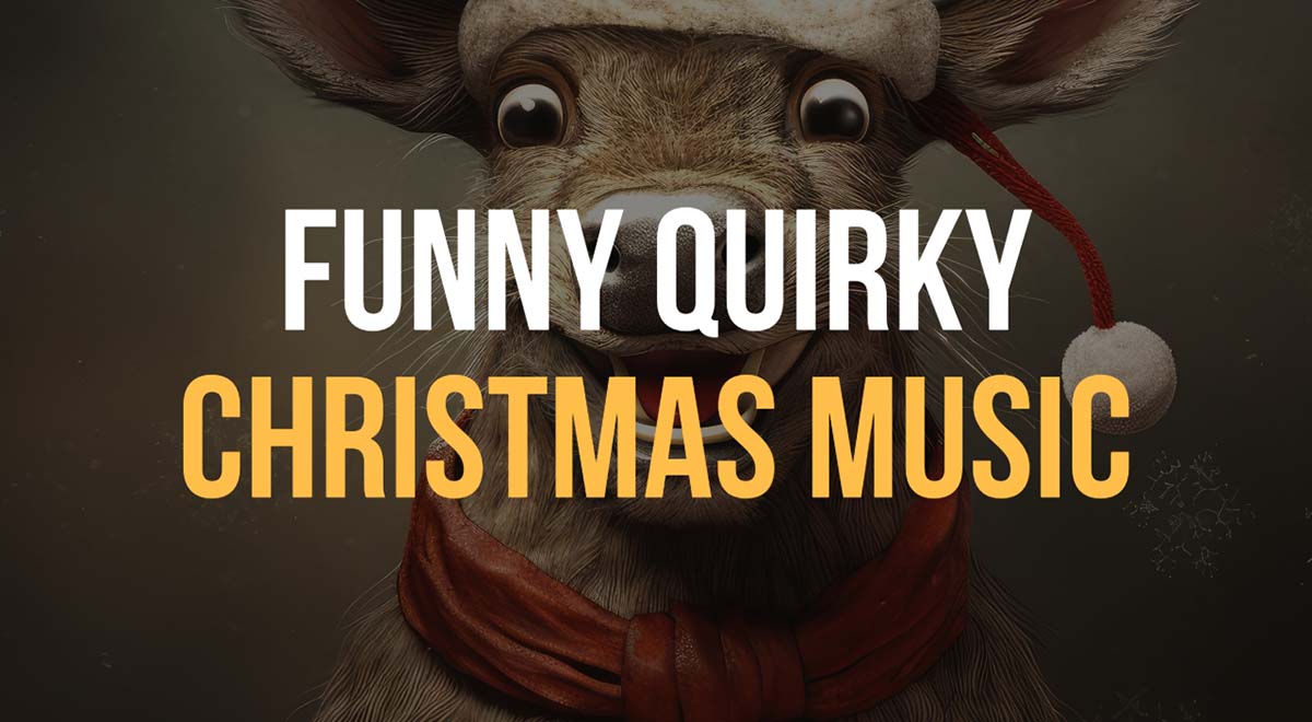 funny quirky christmas music royalty free