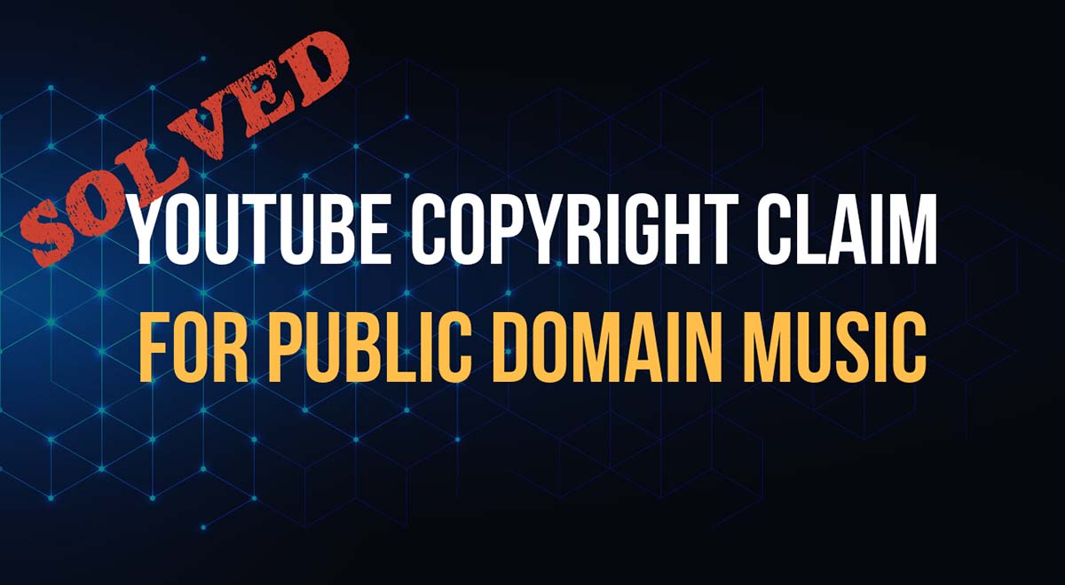 music copyright claims youtube public domain