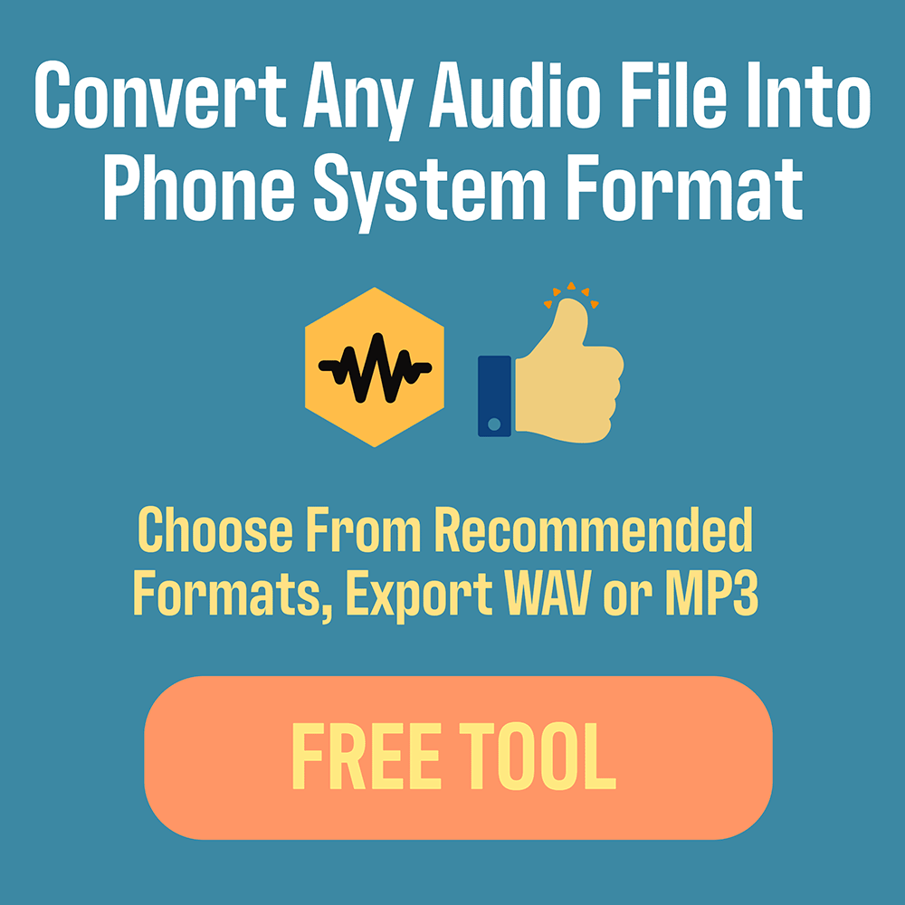 on hold audio format converter free online tool