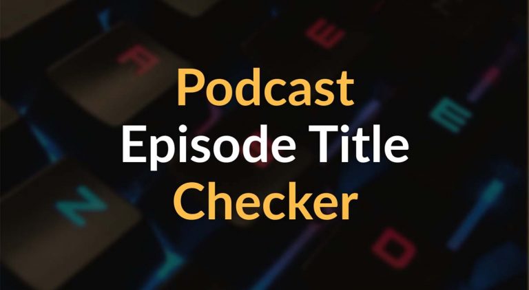 podcast title checker analyzer free AI tool