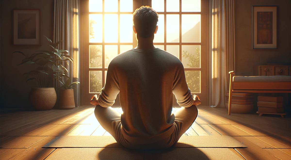 self-reflection with meditation