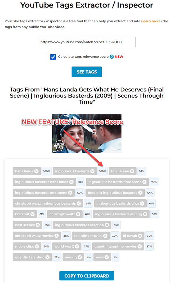 tunepocket tag extractor tag relevance new feature