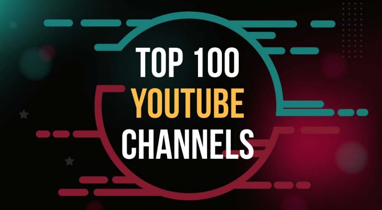 top 100 youtube channels
