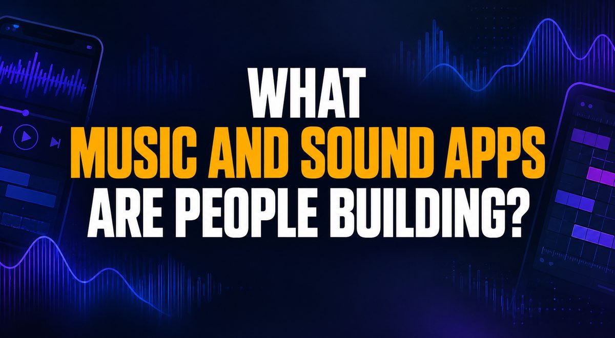 what music and sound apps are people building