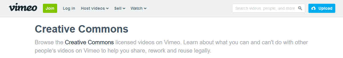vimeo creative commons free video footage
