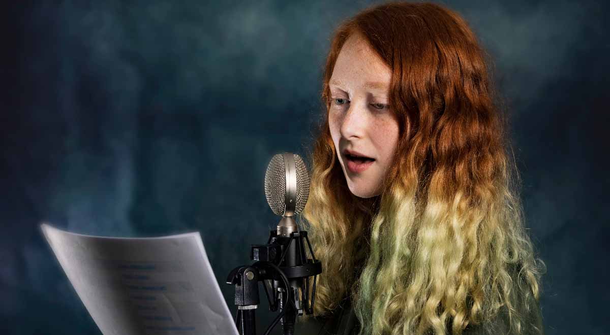 voice over actor recording demo