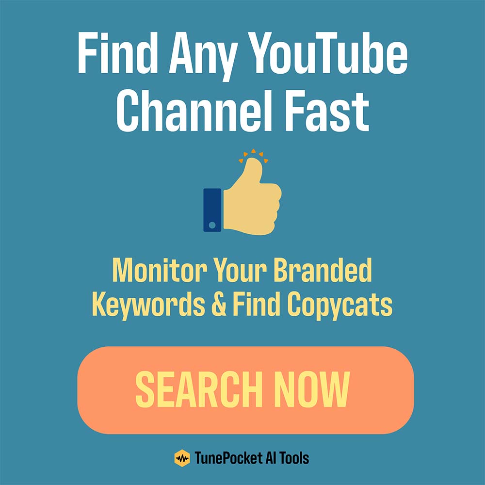 find any youtune channel fast and easy