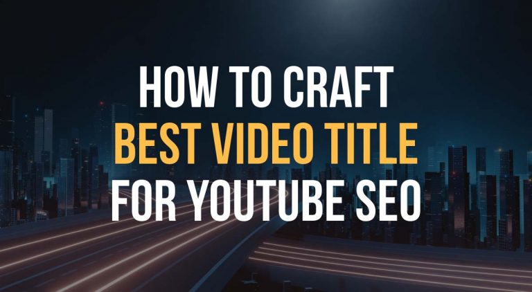 youtube seo best video title recipe based on research