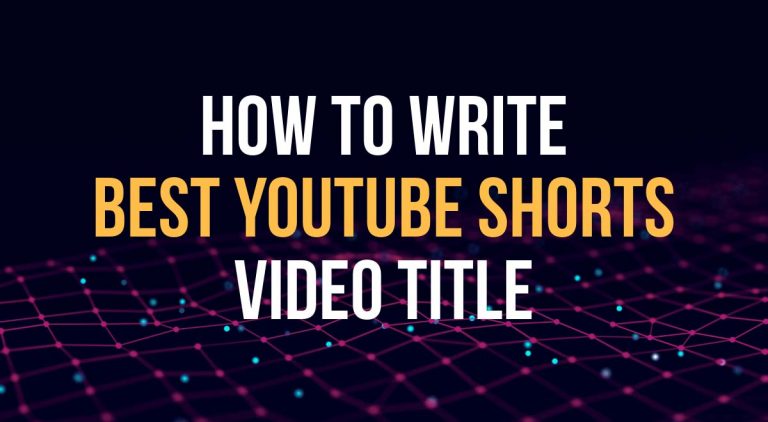 youtube seo best youtube shorts video titles