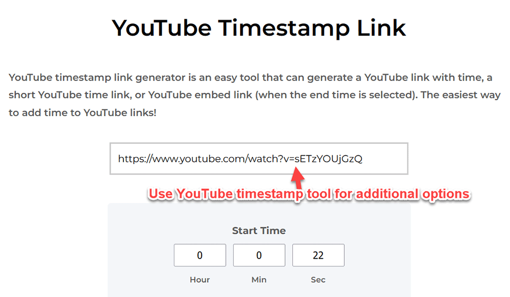 youtube timestamp tool